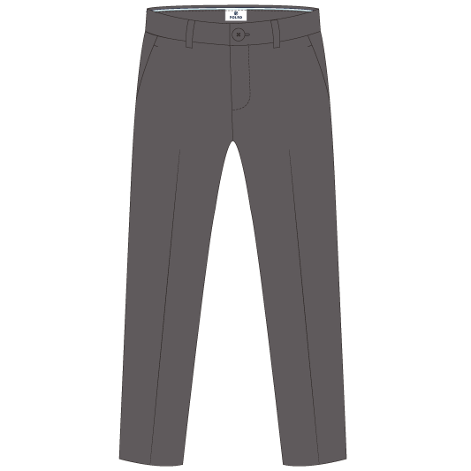 Pantalon cigarette gris femme sale